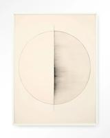 Urban Cotton Wandkleed 'Nara' 80 x 110cm in Floating Frame - off white