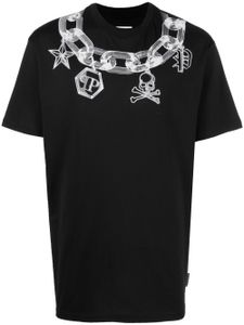 Philipp Plein t-shirt à imprimé graphique - Noir