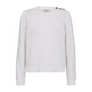 FreeQuent - Wit | Dames | Trui | Wit | M | regular | Kamst mode