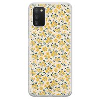 Samsung Galaxy A03s siliconen hoesje - Yellow garden
