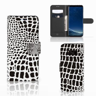 Samsung Galaxy S8 | Telefoonhoesje | Met pasjeshouder | Slangenprint