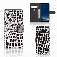 Samsung Galaxy S8 | Telefoonhoesje | Met pasjeshouder | Slangenprint