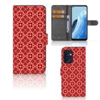 OPPO Find X5 Lite | Reno 7 5G | Telefoon Hoesje | Batik Rood