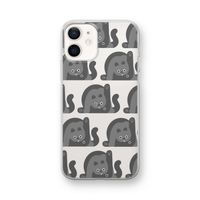 Cats: iPhone 12 mini Transparant Hoesje