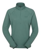 Rab Sonic LS Zip Pully Dames Eucalyptus 16/XL