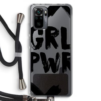Girl Power #2: Xiaomi Redmi Note 10 Pro Transparant Hoesje met koord