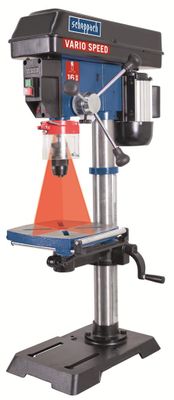 Scheppach Tafelboormachine D18VARIO 500W snelspanboorkop 1 tot 16mm 440 - 2580 rpm