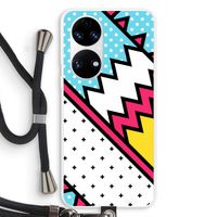 Pop Art #2: Huawei P50 Transparant Hoesje met koord
