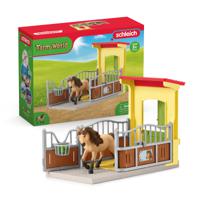 Schleich Farm World - Ponystal met IJslanderhengst speelfiguur - thumbnail