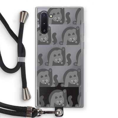 Cats: Samsung Galaxy Note 10 Transparant Hoesje met koord