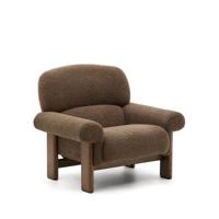 Kave Home Fauteuil Cabana Bouclé - Taupe - thumbnail