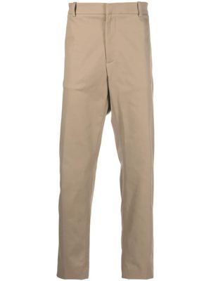 Moncler pantalon chino à logo appliqué - Tons neutres