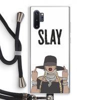 Slay All Day: Samsung Galaxy Note 10 Plus Transparant Hoesje met koord