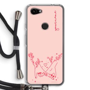 Best Friends: Pixel 3a Transparant Hoesje met koord