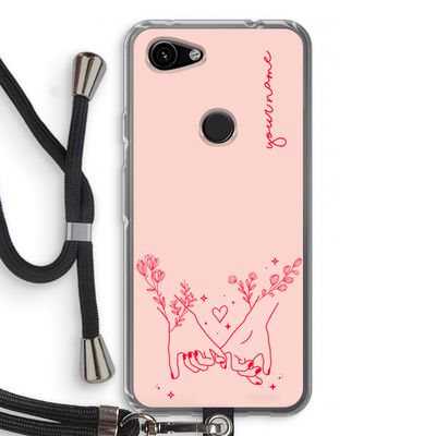 Best Friends: Pixel 3a Transparant Hoesje met koord