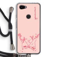 Best Friends: Pixel 3a Transparant Hoesje met koord