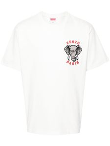 Kenzo t-shirt Elephant en coton - Blanc