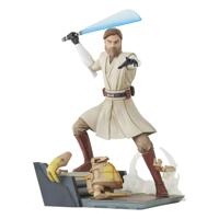 Star Wars: The Clone Wars Deluxe Gallery PVC Statue General Obi-Wan Kenobi 23 cm - thumbnail
