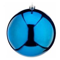 Kerstbal Ø 20 cm Blauw Plastic