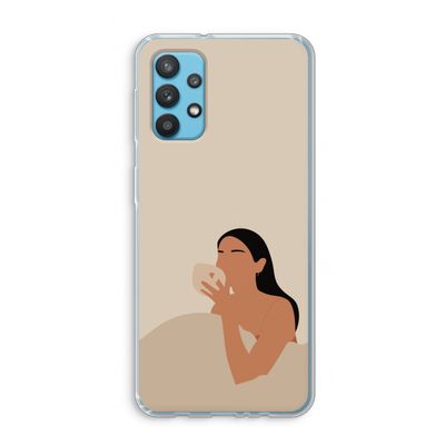 Fresh coffee: Samsung Galaxy A32 4G Transparant Hoesje