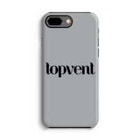 Topvent Grijs Zwart: iPhone 8 Plus Tough Case