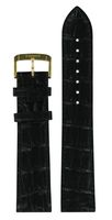 Horlogeband Tissot T600037759 Leder Zwart 20mm