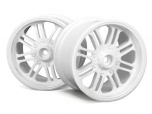 8 spoke wheel white (83x56mm/2pcs)