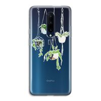 Hang In There: OnePlus 7 Pro Transparant Hoesje