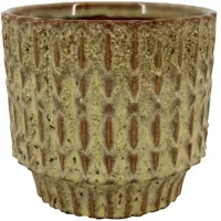 Pot Echo keramiek d10.8h9cm geel es/9