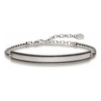Armband Unisex Thomas Sabo LBA0009-643-11 Zilverkleurig Zwart 19 cm 15-18 cm - Maat: 16,5-19,5 cm