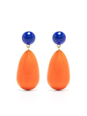 Eshvi boucles d'oreilles pendantes - Orange