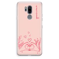 Love is in the air: LG G7 Thinq Transparant Hoesje