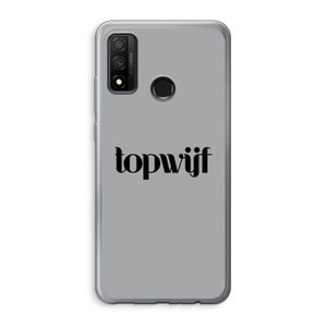 Topwijf Grijs Zwart: Huawei P Smart (2020) Transparant Hoesje