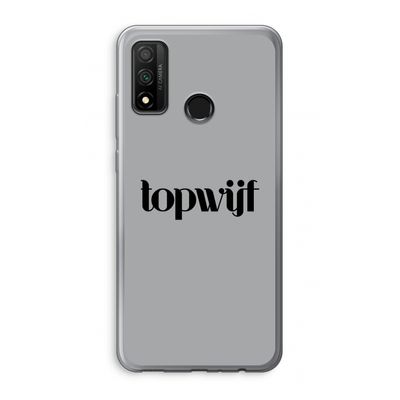 Topwijf Grijs Zwart: Huawei P Smart (2020) Transparant Hoesje