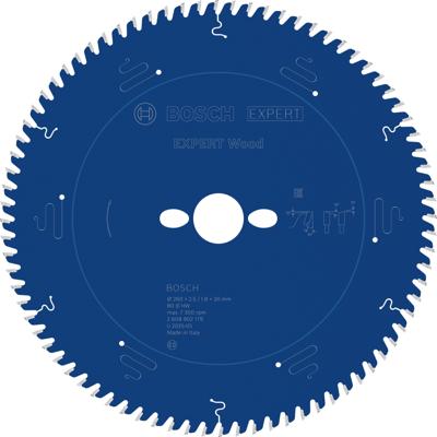 Bosch Accessoires EXPERT Wood Cirkelzaagblad | 260 x 2,5/1,8 x 30 mm | T80 - 2608902179