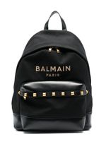 Balmain Kids sac à dos à logo imprimé - Noir - thumbnail