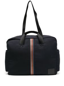 Paul Smith sac de voyage zippé à patch logo - Bleu