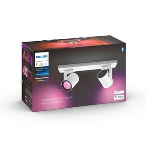 Philips Opbouwspot Hue Argenta - White and color 2-lichts wit 915005762001