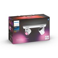 Philips Opbouwspot Hue Argenta - White and color 2-lichts wit 915005762001 - thumbnail