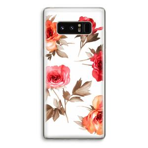 Roosjes: Samsung Galaxy Note 8 Transparant Hoesje