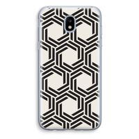 Geometrisch patroon: Samsung Galaxy J5 (2017) Transparant Hoesje