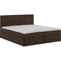 Goossens Boxspring Rud - bruin - 140 x 200 cm