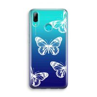 White butterfly: Huawei P Smart (2019) Transparant Hoesje