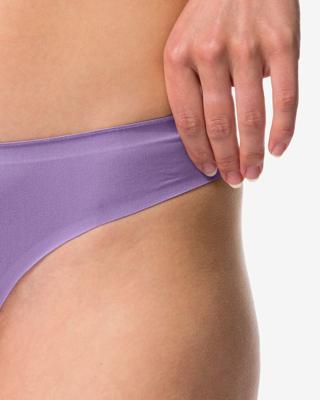 HEMA Damesstring second skin micro lichtpaars (lichtpaars)