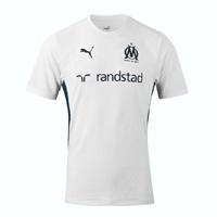 PUMA Olympique Marseille Trainingsshirt 2024-2025 Wit Donkerblauw - thumbnail