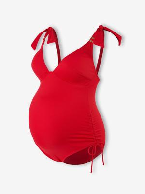 Zwangerschapsbadpak Porte Vecchio CACHE COEUR rood