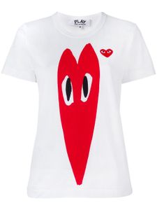 Comme Des Garçons Play t-shirt à logo imprimé - Blanc