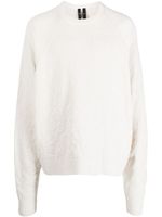 Y-3 pull à manches oversize - Blanc