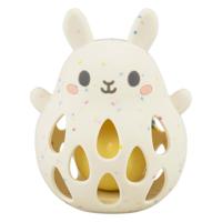 Selecta Siliconen rammelaar - konijn