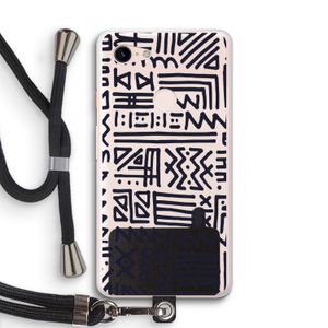 Marrakech print: Pixel 3 XL Transparant Hoesje met koord